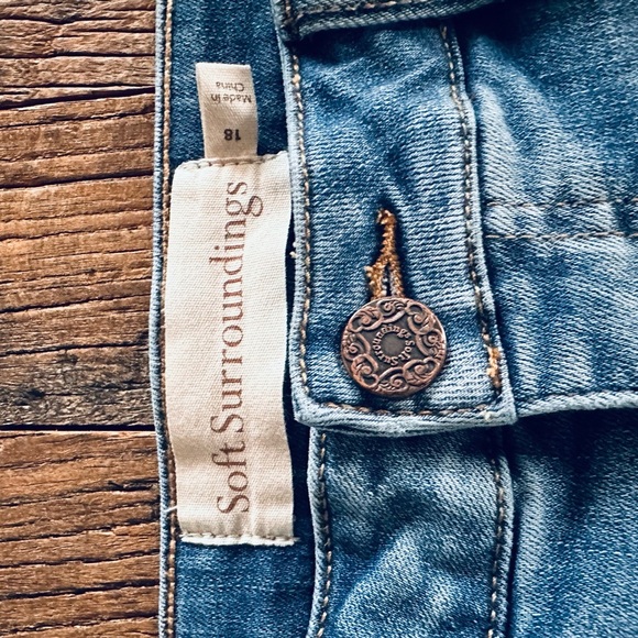 Soft Surroundings Light Blue Skinny Jeans - Picture 7 of 8